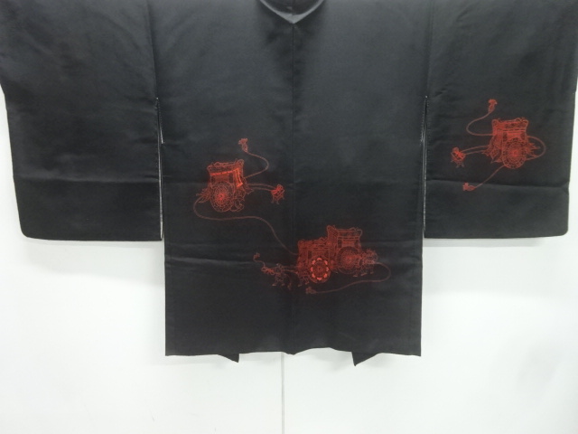 御所車模様刺繍絵羽織